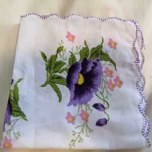 NWOT Floral Hankie